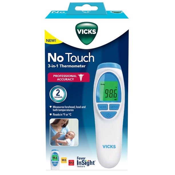 Nhiệt kế thông minh Vicks No Touch 3 in 1 Thermometer - hình ảnh chi tiết 5