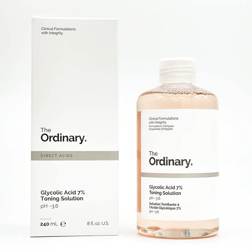 Nước hoa hồng làm sạch dịu nhẹ, se khít lỗ chân lông, tẩy da chết The Ordinary Glycolic Acid 7% Toning Solution 240ml - hình ảnh sản phẩm chính