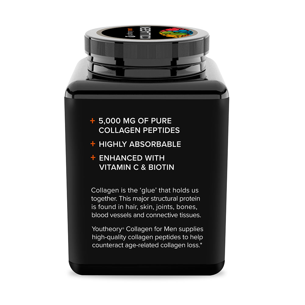 Viên uống Collagen Youtheory Men's Type 1, 2 & 3 dành cho nam 290 viên của Mỹ - hình ảnh chi tiết 4