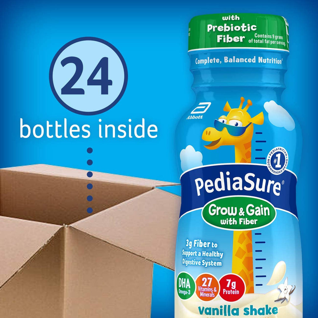 Sữa Pediasure nước Pediasure with Fiber hương vani 237 ml của Mỹ - hình ảnh chi tiết 4