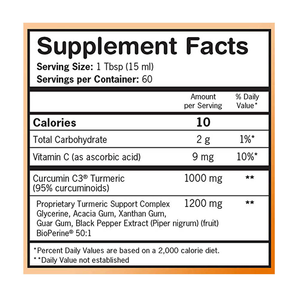 Nước uống tinh chất nghệ tươi Qunol Liquid Turmeric 1000mg 900ml - hình ảnh chi tiết 3