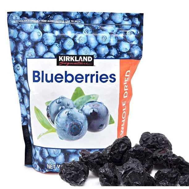 Việt Quất sấy khô Kirkland Signature Whole Dried Blueberries 567g - hình ảnh chi tiết 2