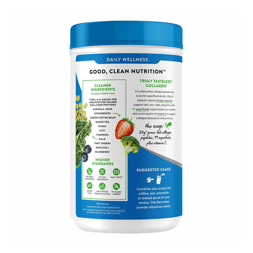Bột thực phẩm bổ sung Collagen Orgain Collagen + Superfoods Unflavored 726g - ảnh sản phẩm 2
