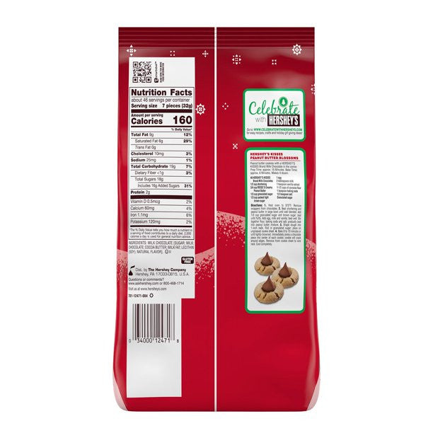 Socola Kisses Hershey’s Kisses Milk Chocolate 310pcs 1.47kg - hình ảnh chi tiết 2