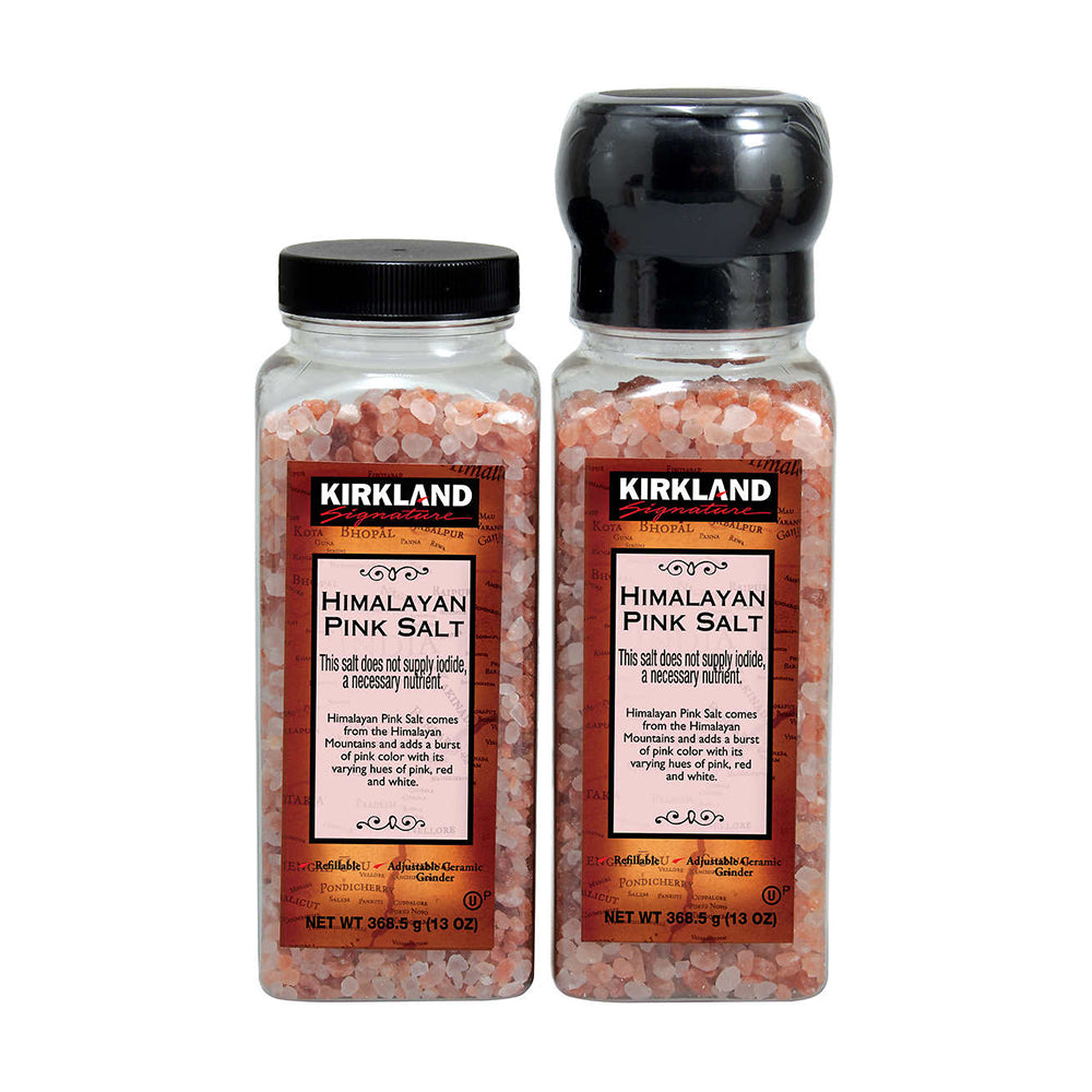 Muối Hồng Kirkland Signature Himalayan Pink Salt, Grinder with Refill, 737g - hình ảnh chi tiết 2