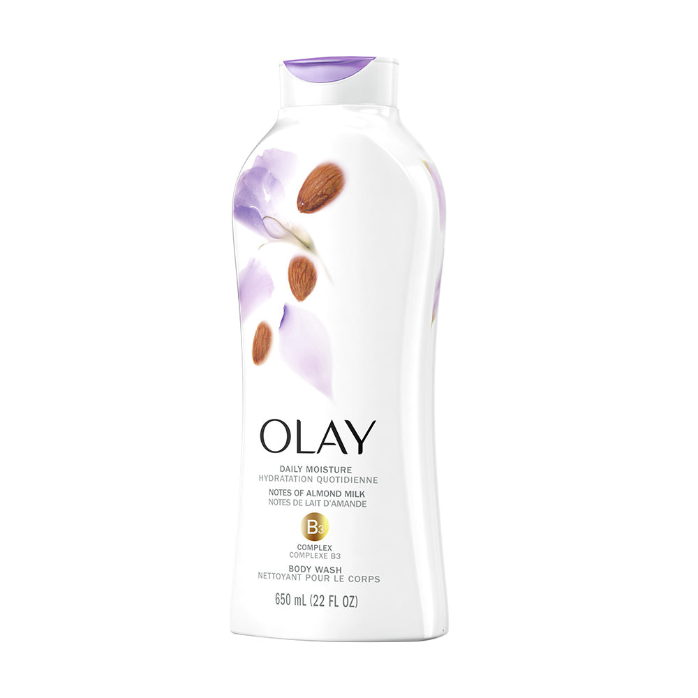 Sữa Tắm Olay Daily Moisture Body Wash with Almond Milk 650ml - hình ảnh chi tiết 2