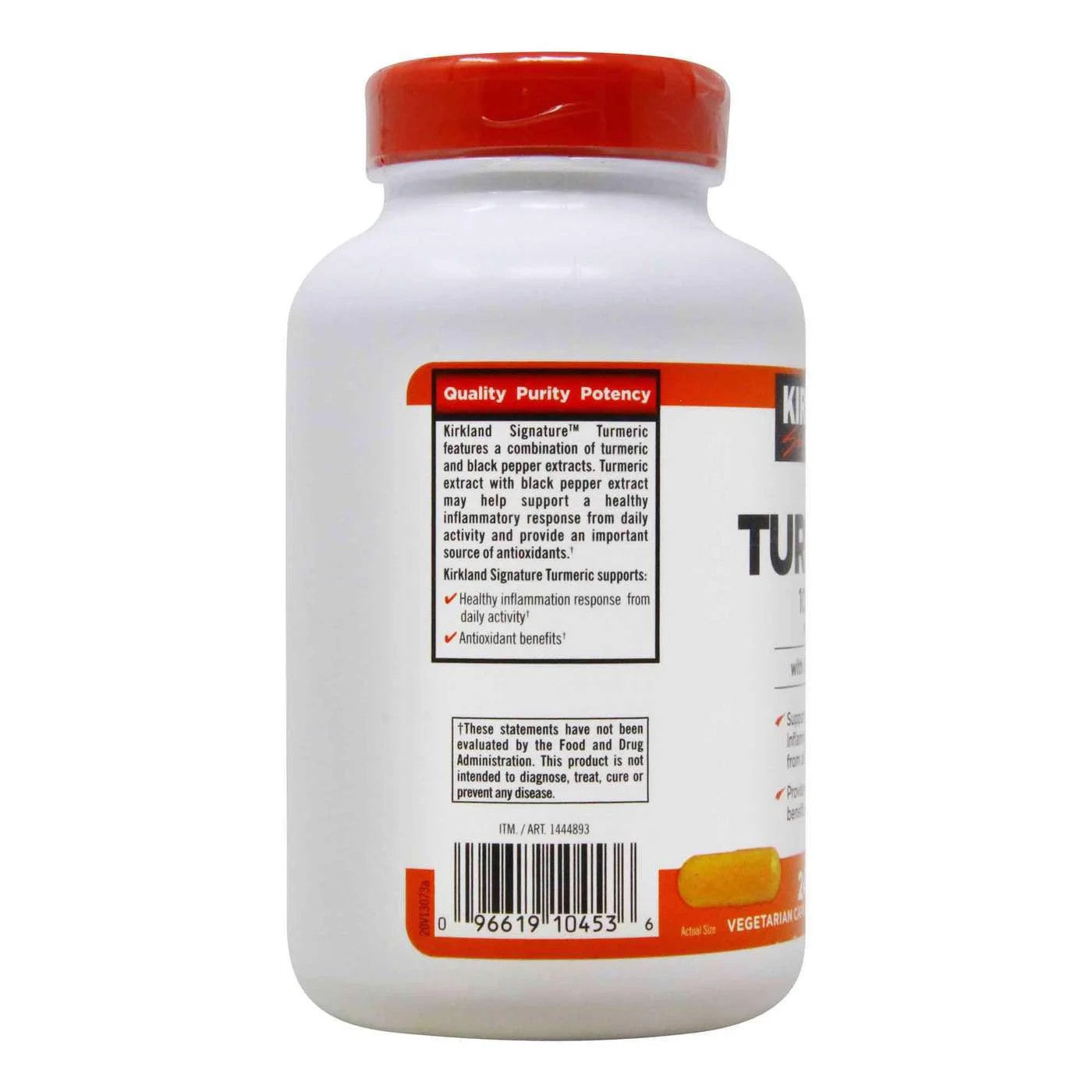 Viên uống tinh chất nghệ Kirkland Signature Turmeric 1000 mg., 240 Viên - hình ảnh chi tiết 3