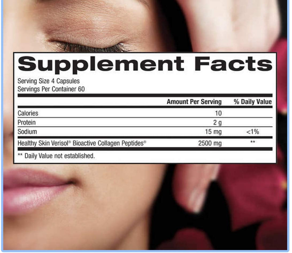 Viên uống bổ sung Collagen Trunature Healthy Skin Verisol Collagen 240 viên - hình ảnh chi tiết 2