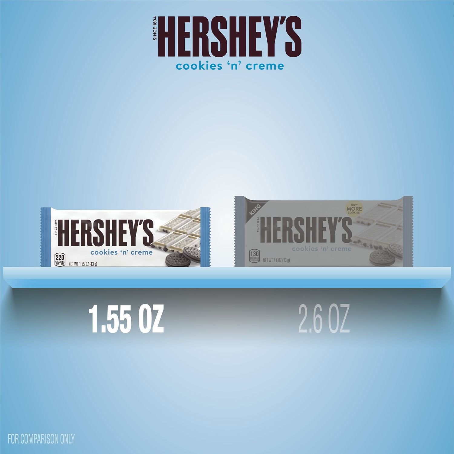 Socola Hershey's, Cookies N' Creme, 36-count, 1.58kg - hình ảnh chi tiết 5
