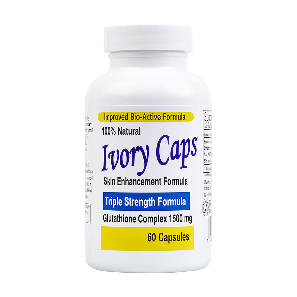 Viên uống giúp làm trắng da Glutathione Complex 1500mg Ivory Caps 60 viên của Mỹ - hình ảnh sản phẩm chính