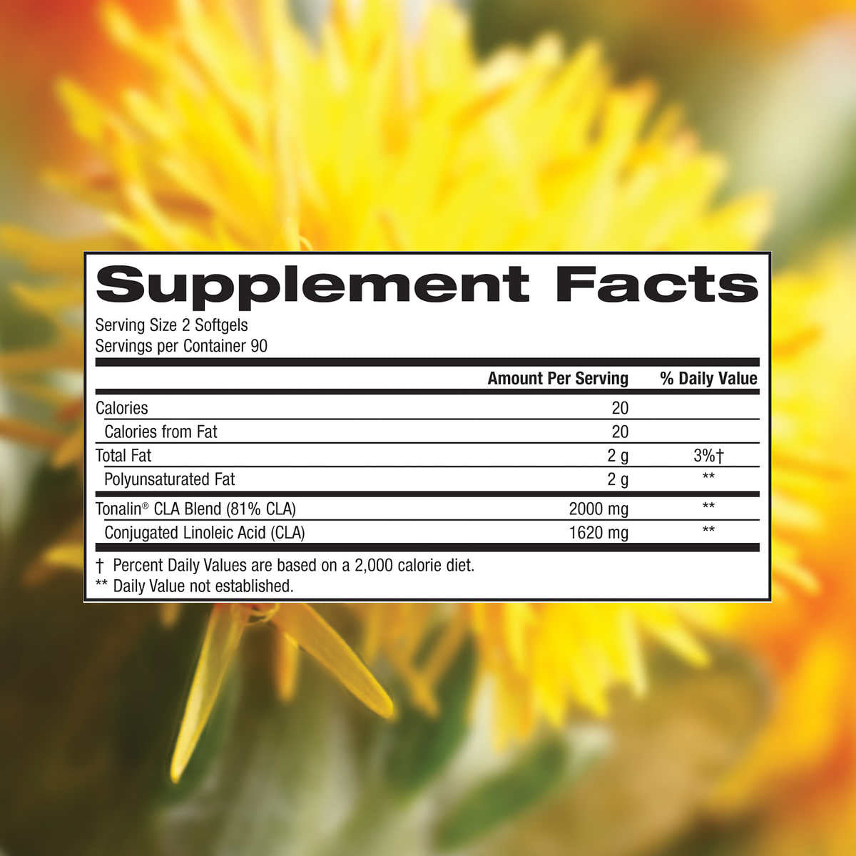 Viên uống tan mỡ thừa Trunature Tonalin CLA 1620mg 180 Softgels - hình ảnh chi tiết 2