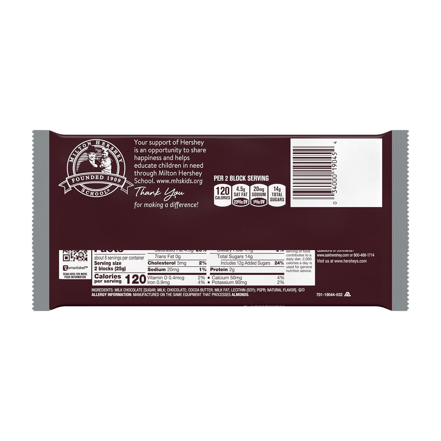 Socola Hershey’s XL 120g các loại - hình ảnh chi tiết 2