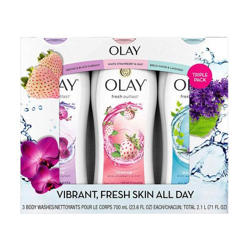 Bộ sản phẩm sữa tắm Olay Fresh Outlast Body Wash 700ml x3 (set 3 màu) - hình ảnh sản phẩm chính