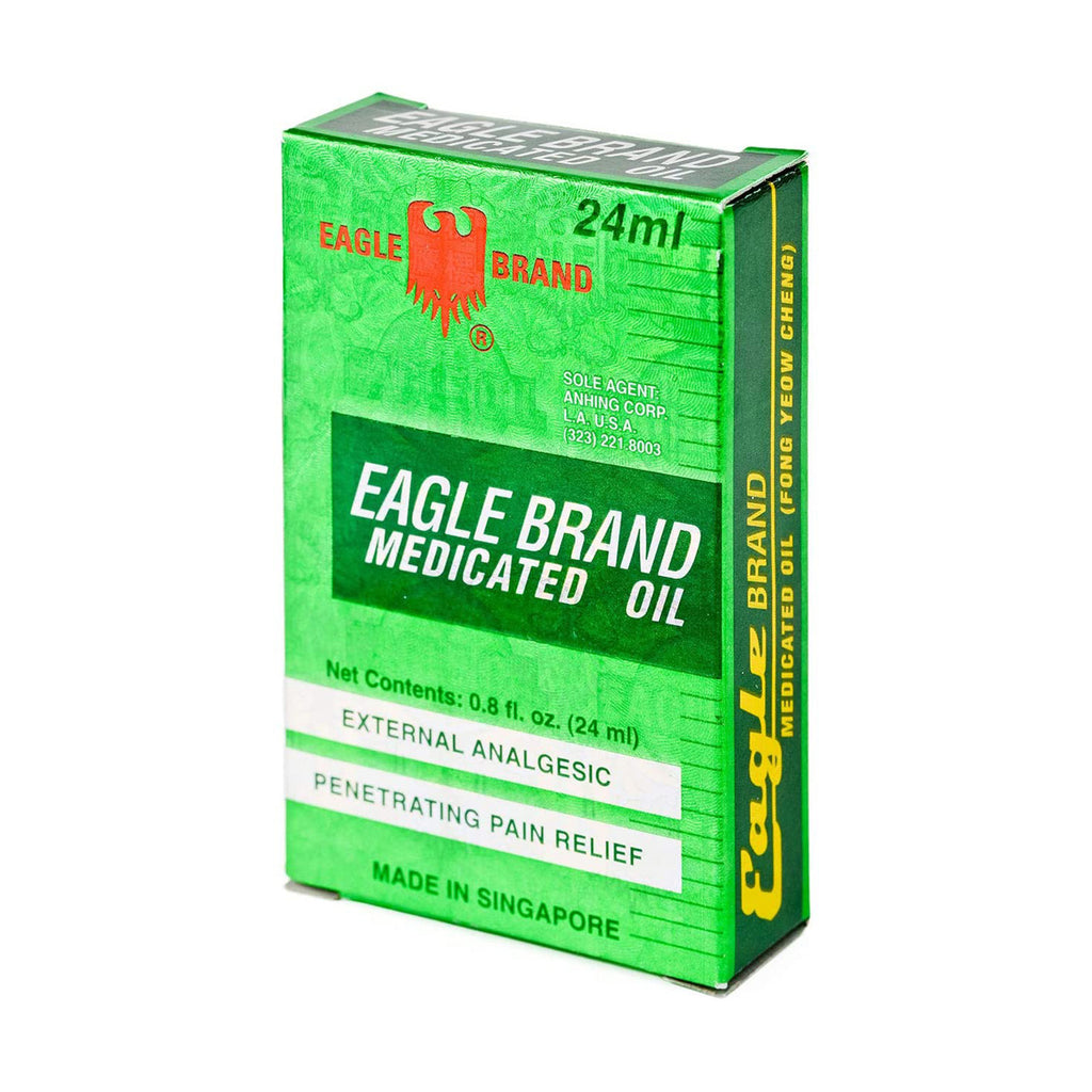 Dầu gió xanh Mỹ Eagle Brand Medicated Oil 24ml (Mẫu có logo 2 nắp) - hình ảnh chi tiết 2