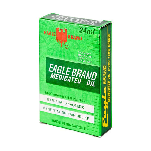 Dầu gió xanh Mỹ Eagle Brand Medicated Oil 24ml (Mẫu có logo 2 nắp) - hình ảnh chi tiết 2