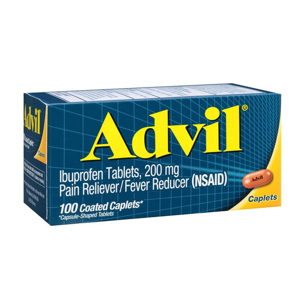 Viên uống giảm đau, hạ sốt Advil Ibuprofen Tablets, 200mg 100 Coated Tablets(Capsule-Shaped Tablets) - hình ảnh chi tiết 2