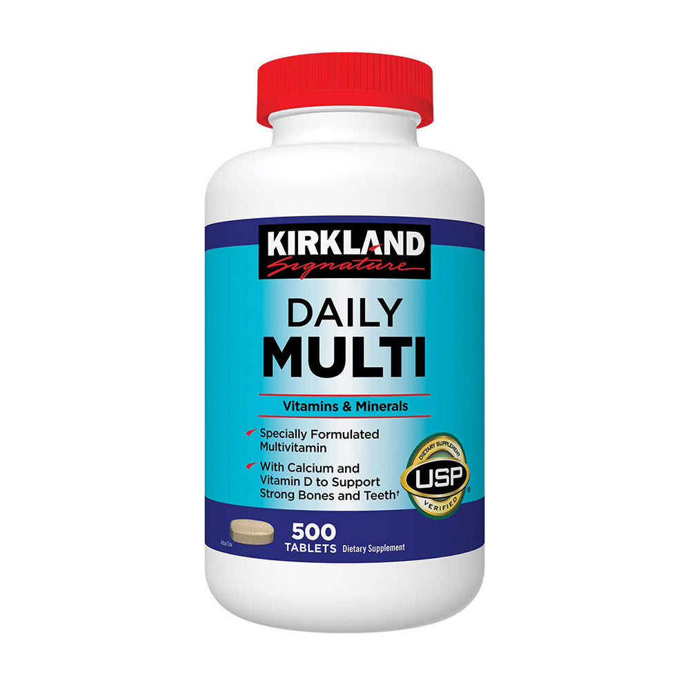 Viên uống bổ sung vitamin tổng hợp Kirkland Signature Daily Multi 500 viên - ảnh sản phẩm 1