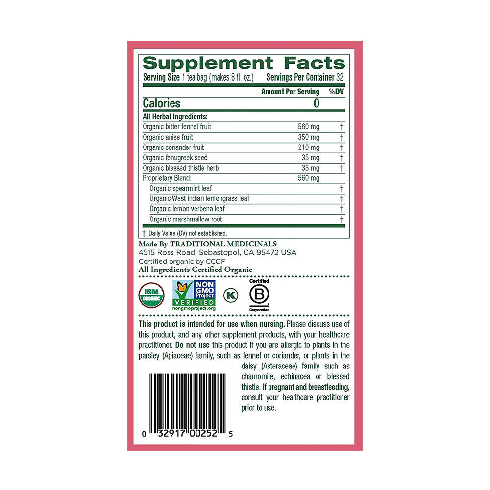 Trà lợi sữa Organic Mother’s Milk 28g (16 túi) - hình ảnh chi tiết 3