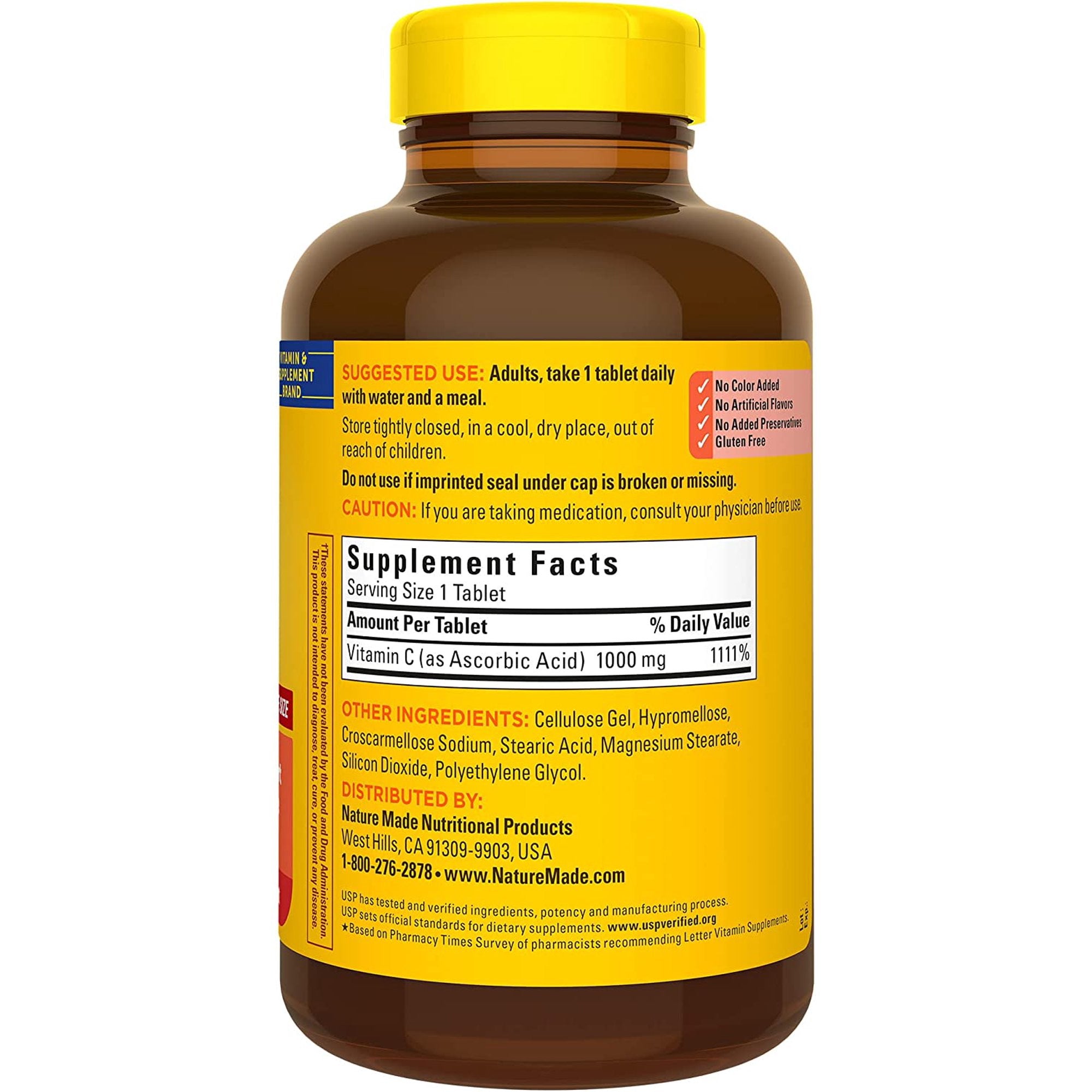 Viên uống bổ sung Vitamin C 1000mg Nature Made 300 viên của Mỹ - hình ảnh chi tiết 3