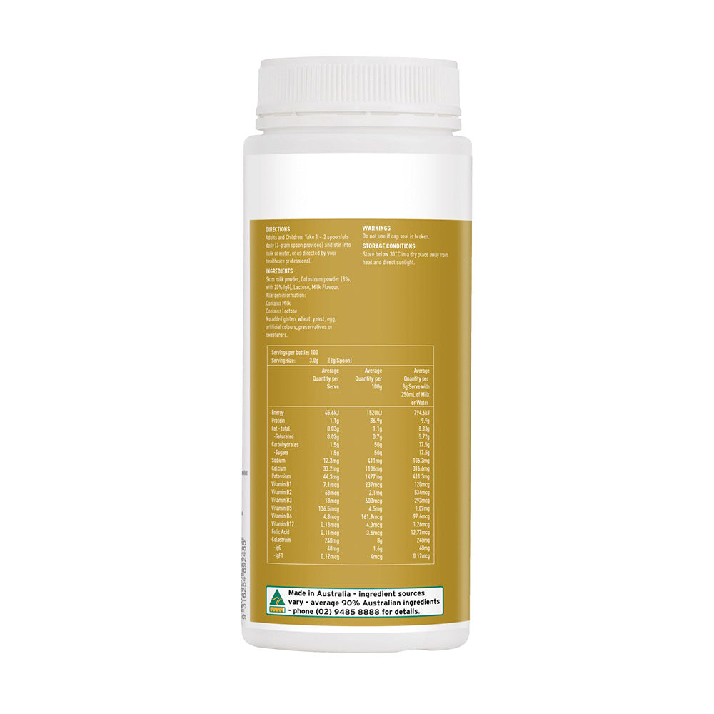 Sữa bò non Healthy Care Colostrum Milk Powder Úc 300g - hình ảnh chi tiết 2