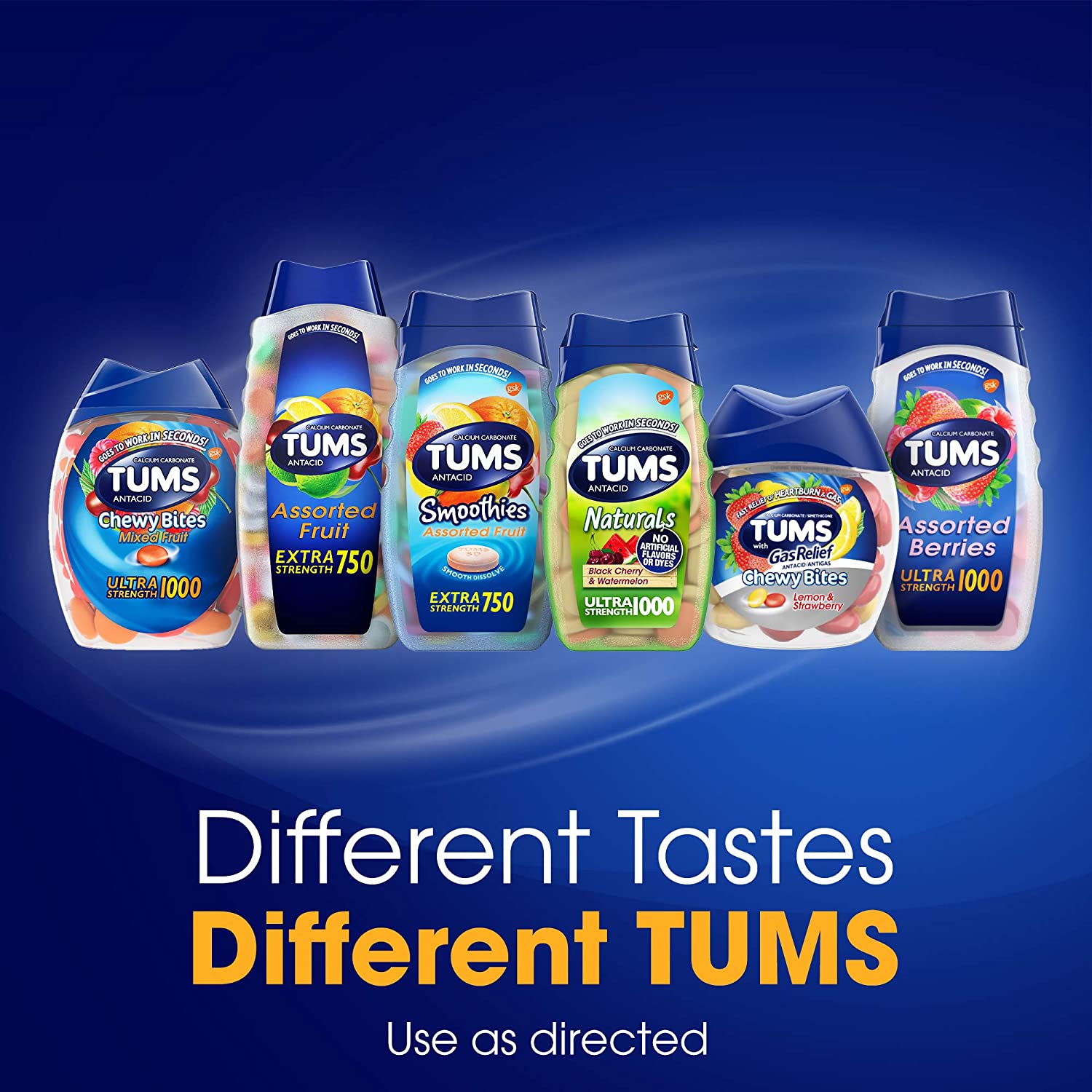 Viên nhai điều trị dạ dày TUMS Extra Strength 1000 của Mỹ 265 viên - hình ảnh chi tiết 4