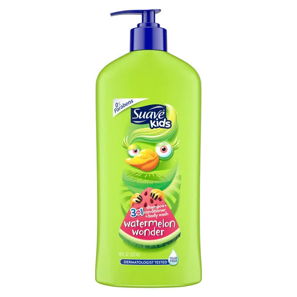 Dầu gội kết hợp dầu xả 2 trong 1 Suave Kids chai 532ml của Mỹ - hình ảnh chi tiết 3
