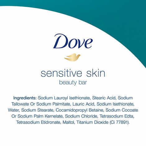 Xà bông cục Dove Sensitive (cho da nhạy cảm) 106g - hình ảnh chi tiết 3
