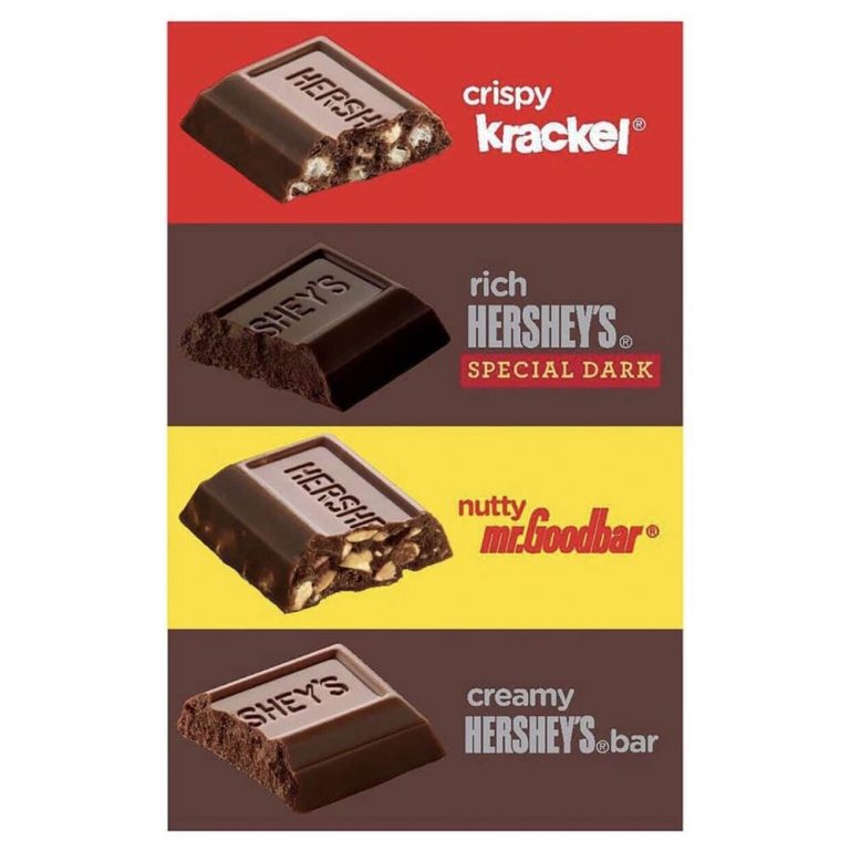 Socola Hershey’s Miniature Chocolate 60oz 1.58kg - hình ảnh chi tiết 4