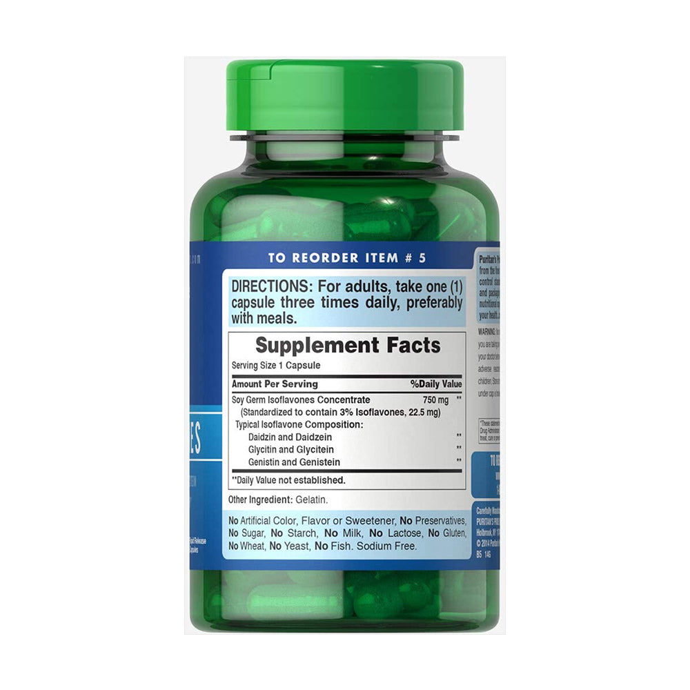 Viên Mầm Đậu Nành Non-GMO Soy Isoflavones 120 viên - hình ảnh chi tiết 2
