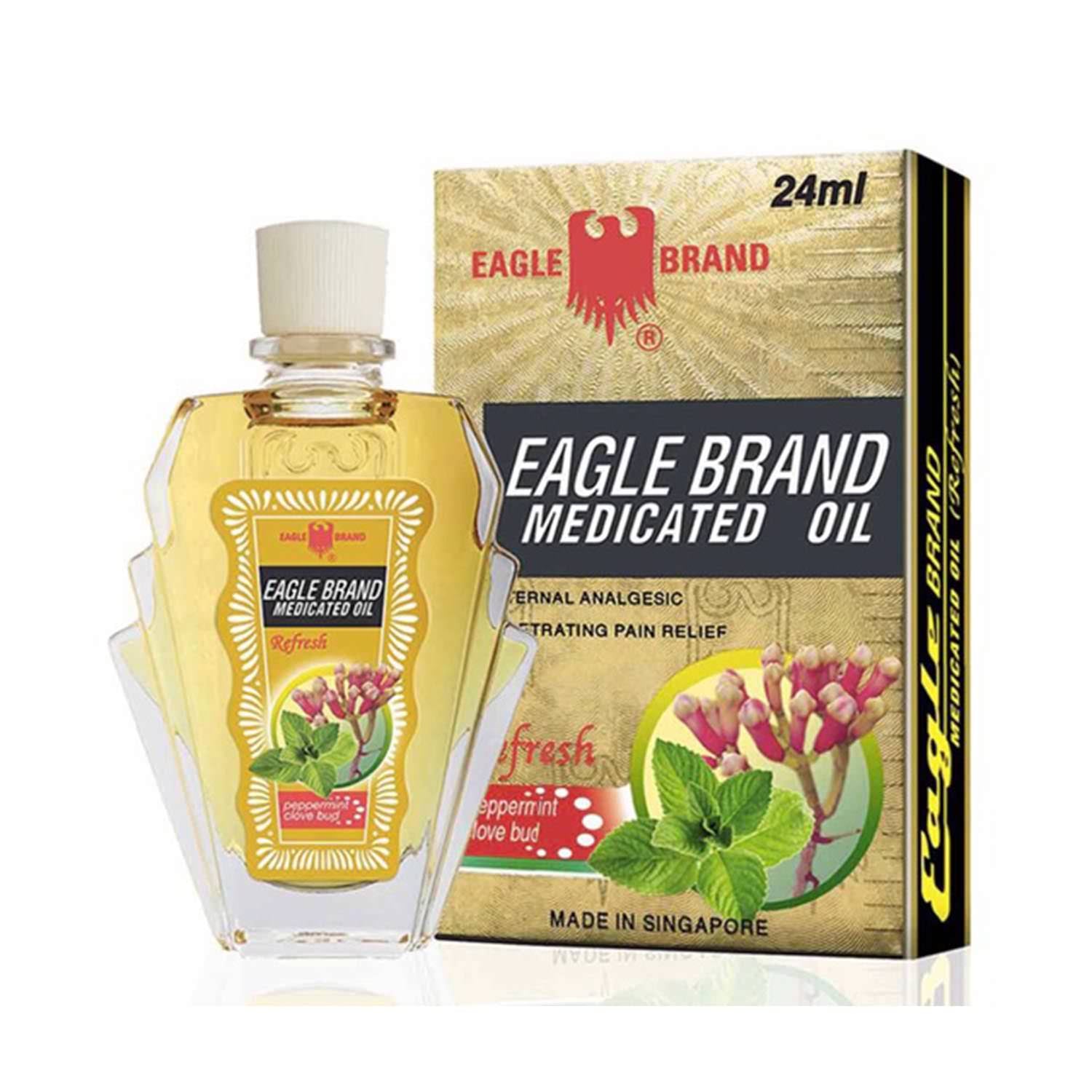 Dầu gió vàng Mỹ Eagle Brand Medicated Oil 24ml - hình ảnh sản phẩm chính