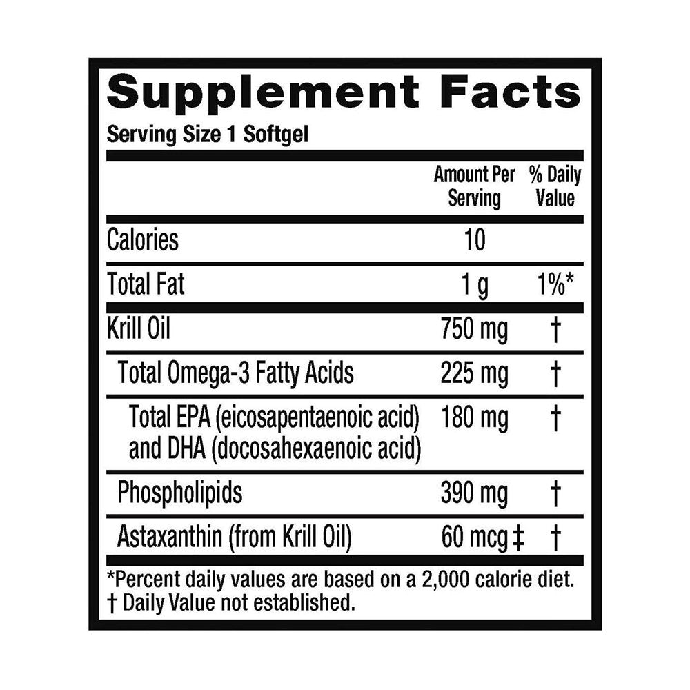 Dầu nhuyễn thể (dầu tôm) Schiff MegaRed Ultra Krill Oil 750mg 80 viên - hình ảnh chi tiết 3