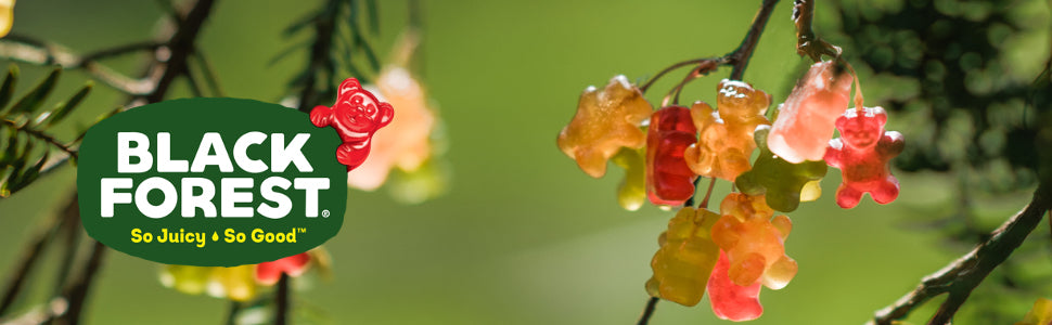 Kẹo dẻo gấu vị trái cây tự nhiên BlackForest Original Gummy Bear 1.47g của Mỹ - hình ảnh chi tiết 3