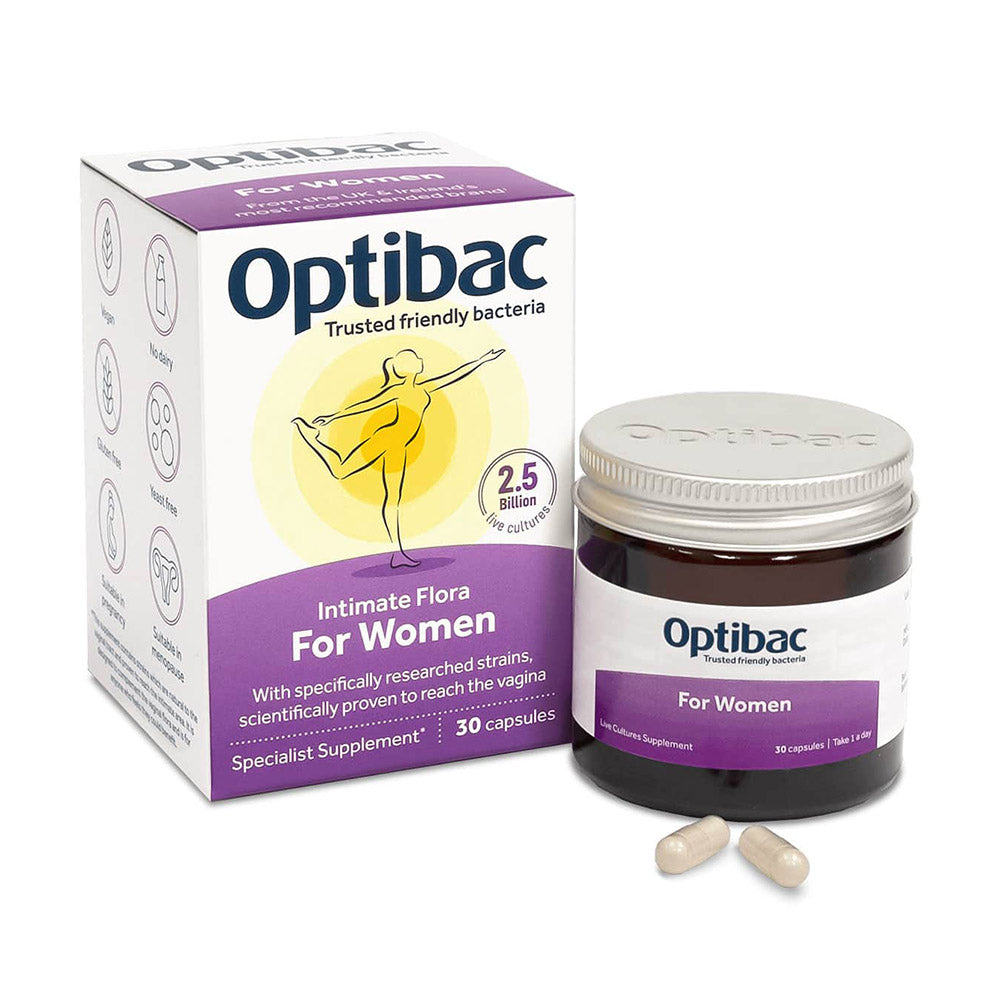 Men vi sinh dành cho nữ OptiBac Probiotics Intimate Flora 30 viên - hình ảnh sản phẩm chính