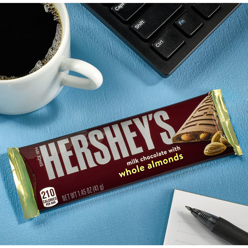 Socola Hershey’s Milk Chocolate with Whole Almonds 1.47kg - hình ảnh chi tiết 4