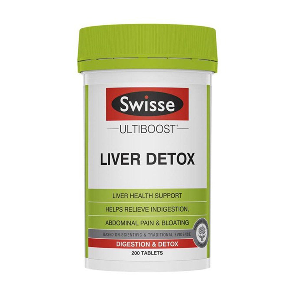 Viên uống bổ gan và giải độc gan Swisse Liver Detox 200 viên của Úc - hình ảnh sản phẩm chính