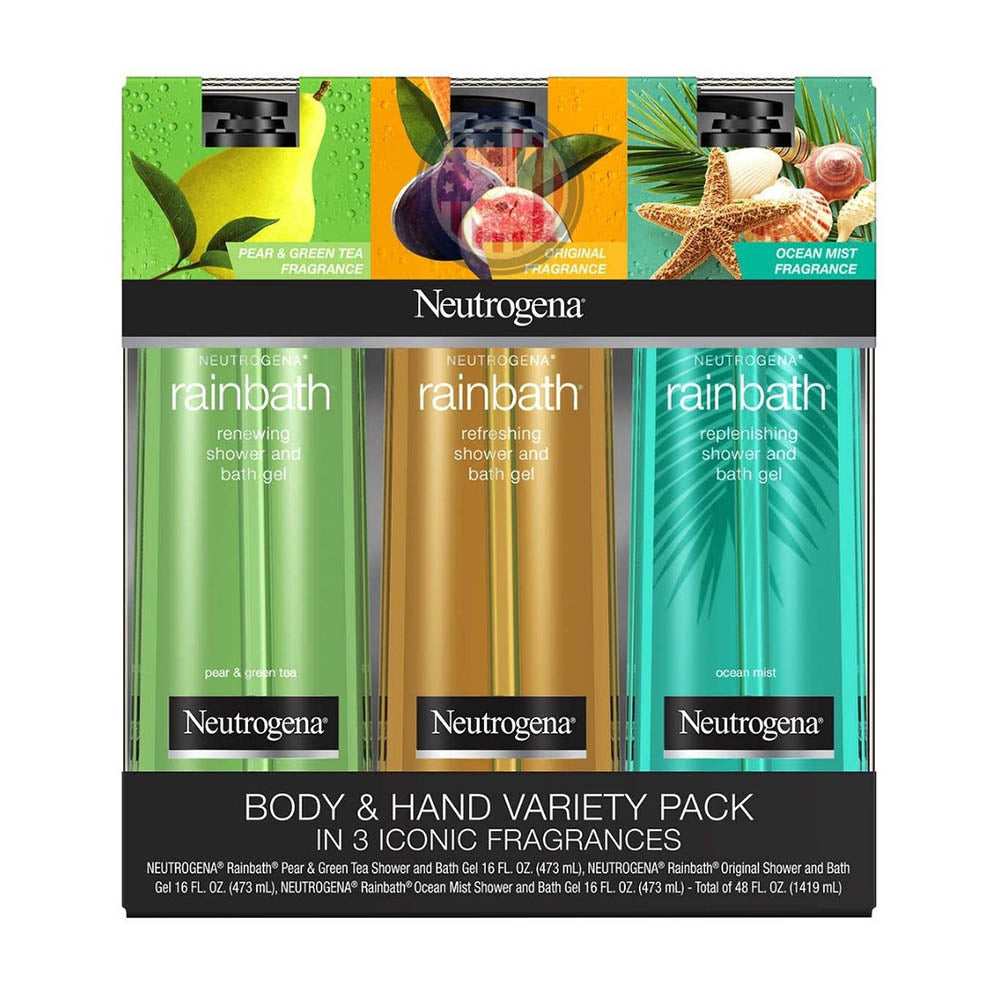 Sữa tắm Neutrogena Rainbath Body Hand Variety 473ml Set 3 chai - hình ảnh sản phẩm chính