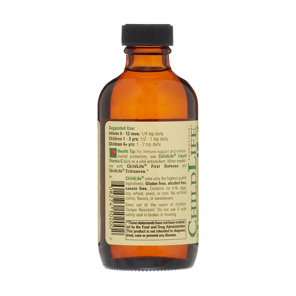 Siro bổ sung C tăng đề kháng cho trẻ ChildLife Liquid Vitamin C 118.5ml vị cam - hình ảnh chi tiết 2