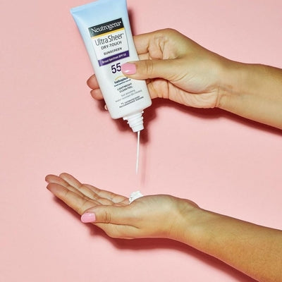 Set kem chống nắng Neutrogena SPF55 Ultra Sheer Dry-Touch sunscreen (147ml+88ml) - hình ảnh chi tiết 4