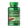Viên uống hỗ trợ đường huyết từ quế Puritan’s Pride Cinnamon 500mg 100 Capsules - hình ảnh sản phẩm chính
