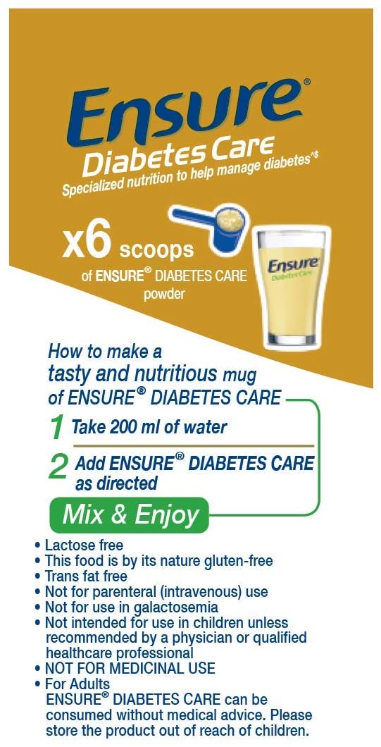 Sữa bột Ensure dành cho người tiểu đường Ensure Diabetes Care 400g Vanilla của Mỹ - hình ảnh chi tiết 2