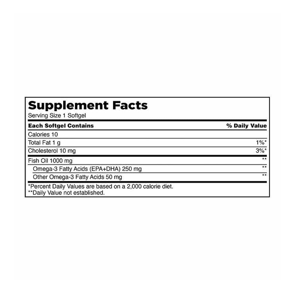 Viên uống Dầu cá Kirkland Signature™ Omega-3 Fish oil 400 Viên nhập từ Mỹ - ảnh sản phẩm 3
