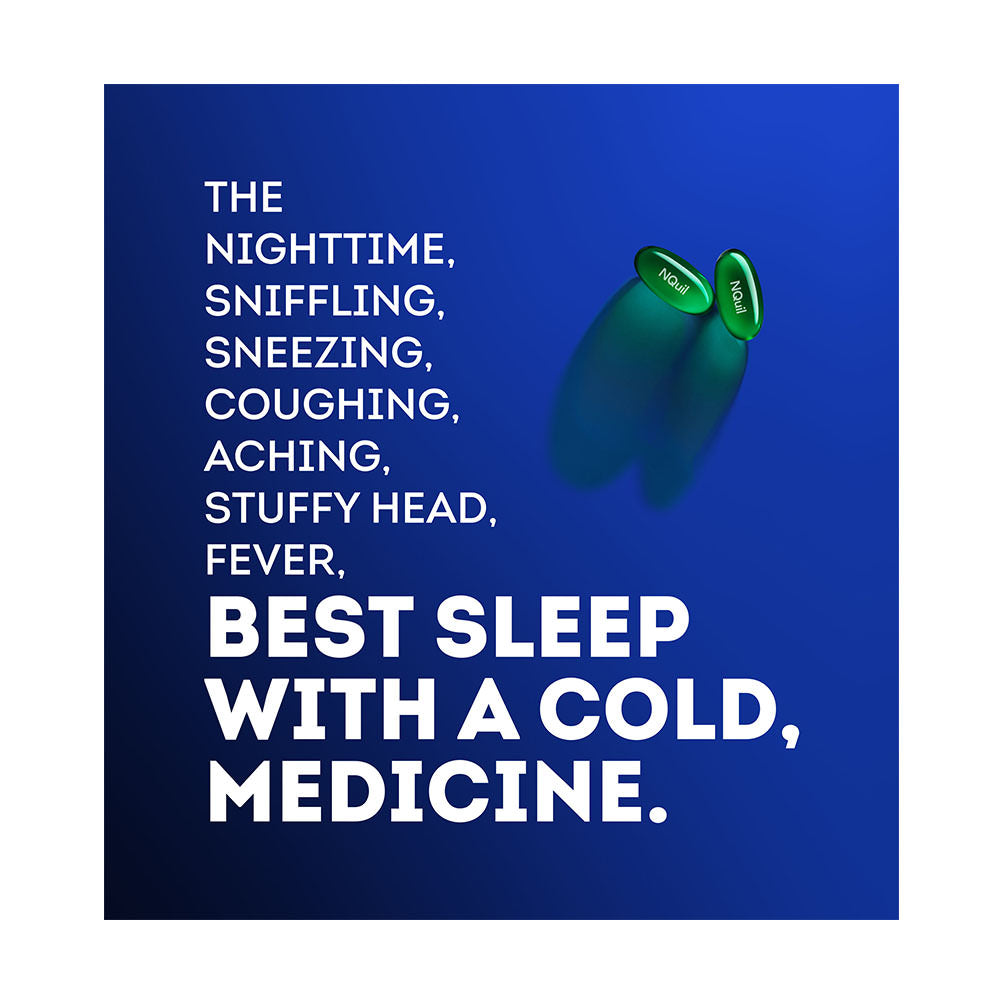 Viên uống trị ho cảm cúm Vicks NyQuil Severe Cough, Cold & Flu Relief Liquicaps - Acetaminophen - 24 viên - hình ảnh chi tiết 4