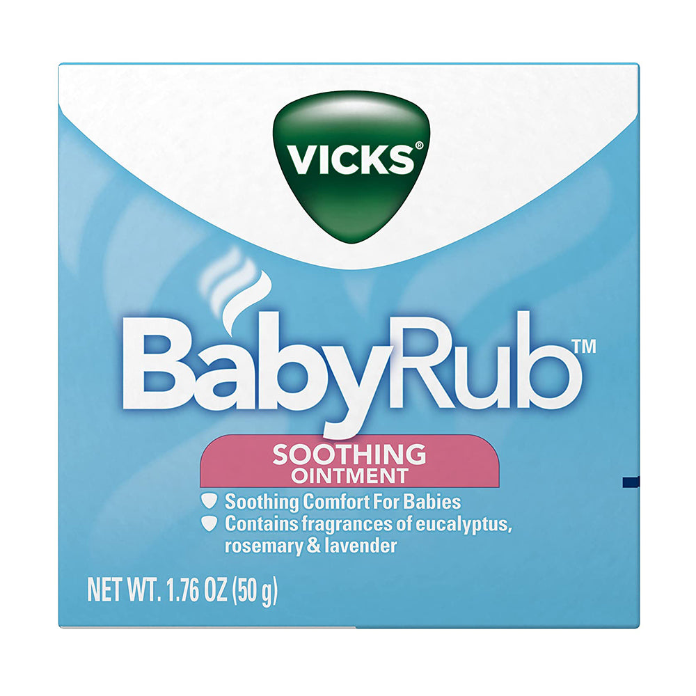 Dầu bôi ấm ngực giảm ho cho bé Vicks Baby VapoRub 50g của Mexico - hình ảnh sản phẩm chính