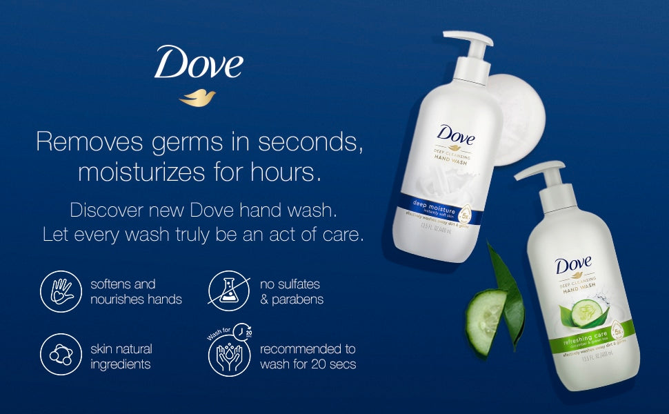 Rửa Tay Dove Deep Cleansing 400ml Set 4 chai - hình ảnh chi tiết 4