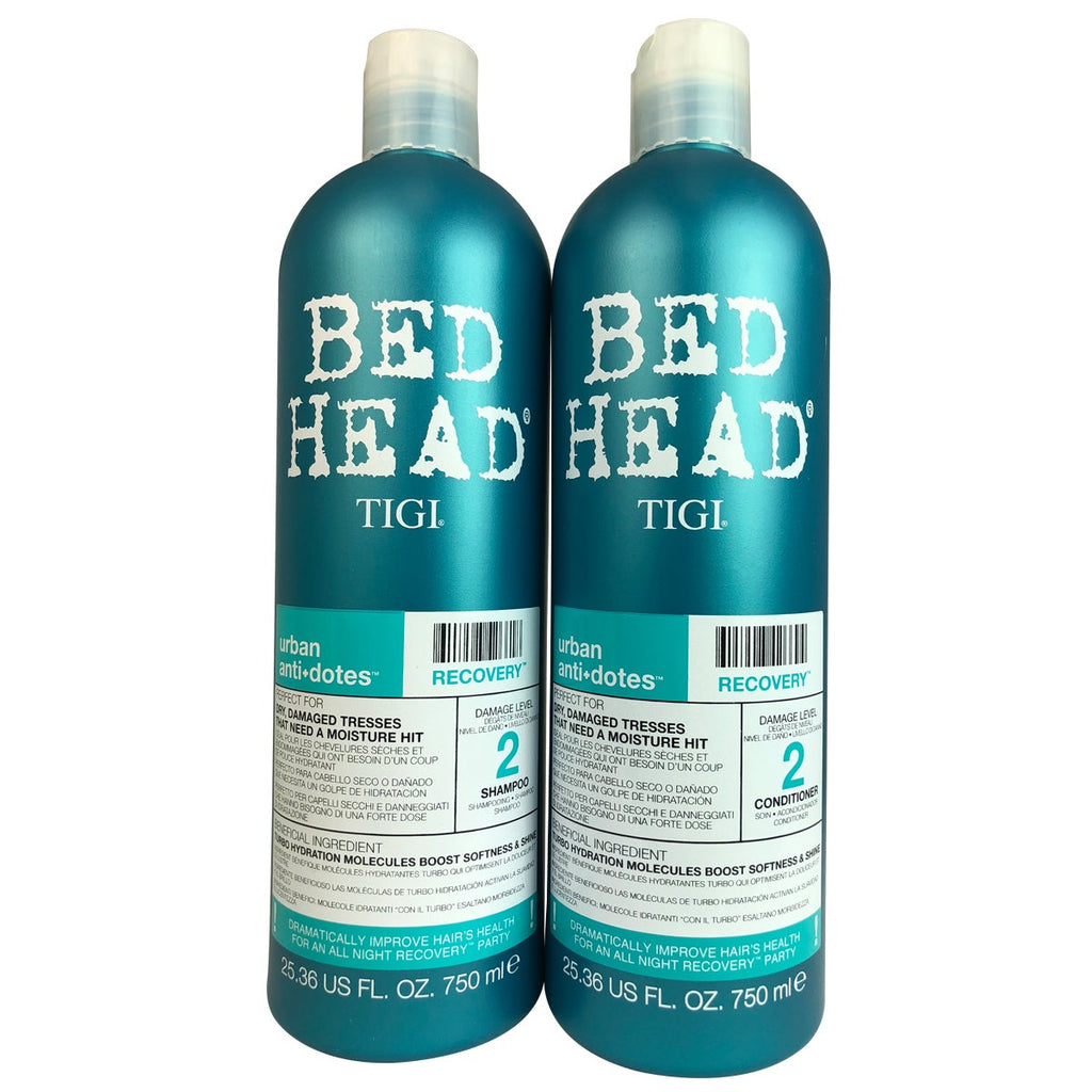 Dầu gội xã TiGi BED HEAD phụ hồi sinh lực 2 Urban Antidotes 750ml x2 (Xanh) - hình ảnh chi tiết 4