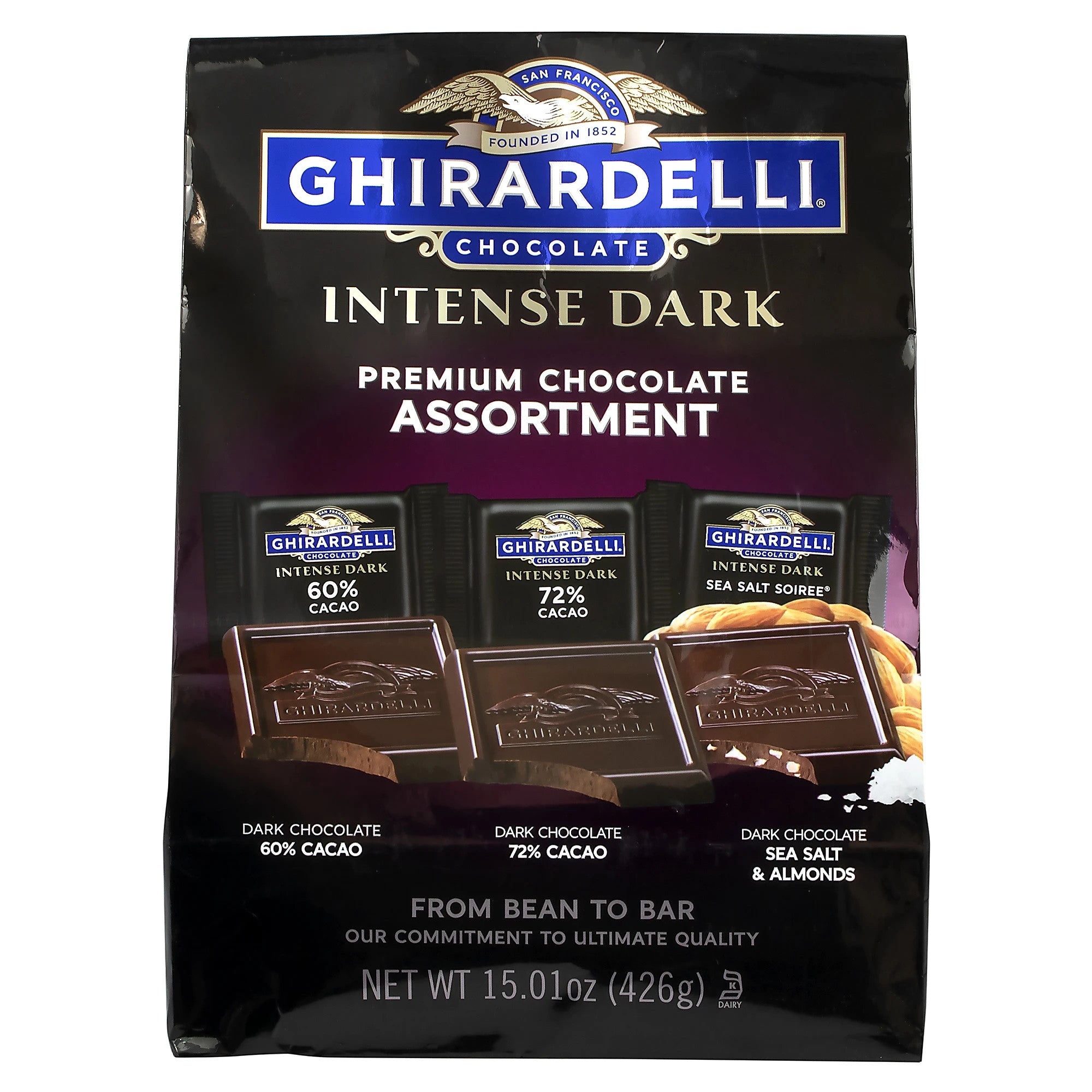 Socola cao cấp Ghirardelli Intense Dark Premium Chocolate Assortment 426G - hình ảnh sản phẩm chính