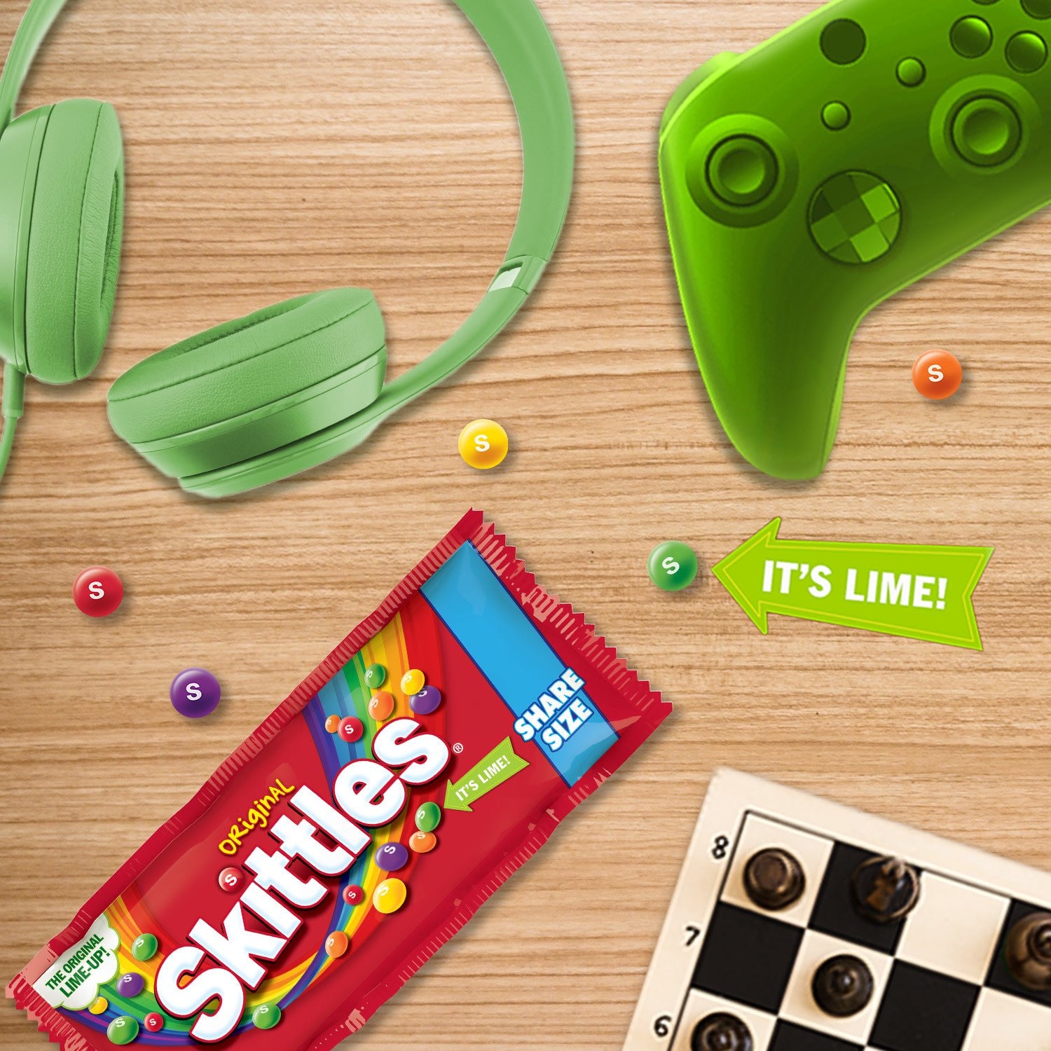 Kẹo socola Skittles Original 61.5g - hình ảnh chi tiết 3