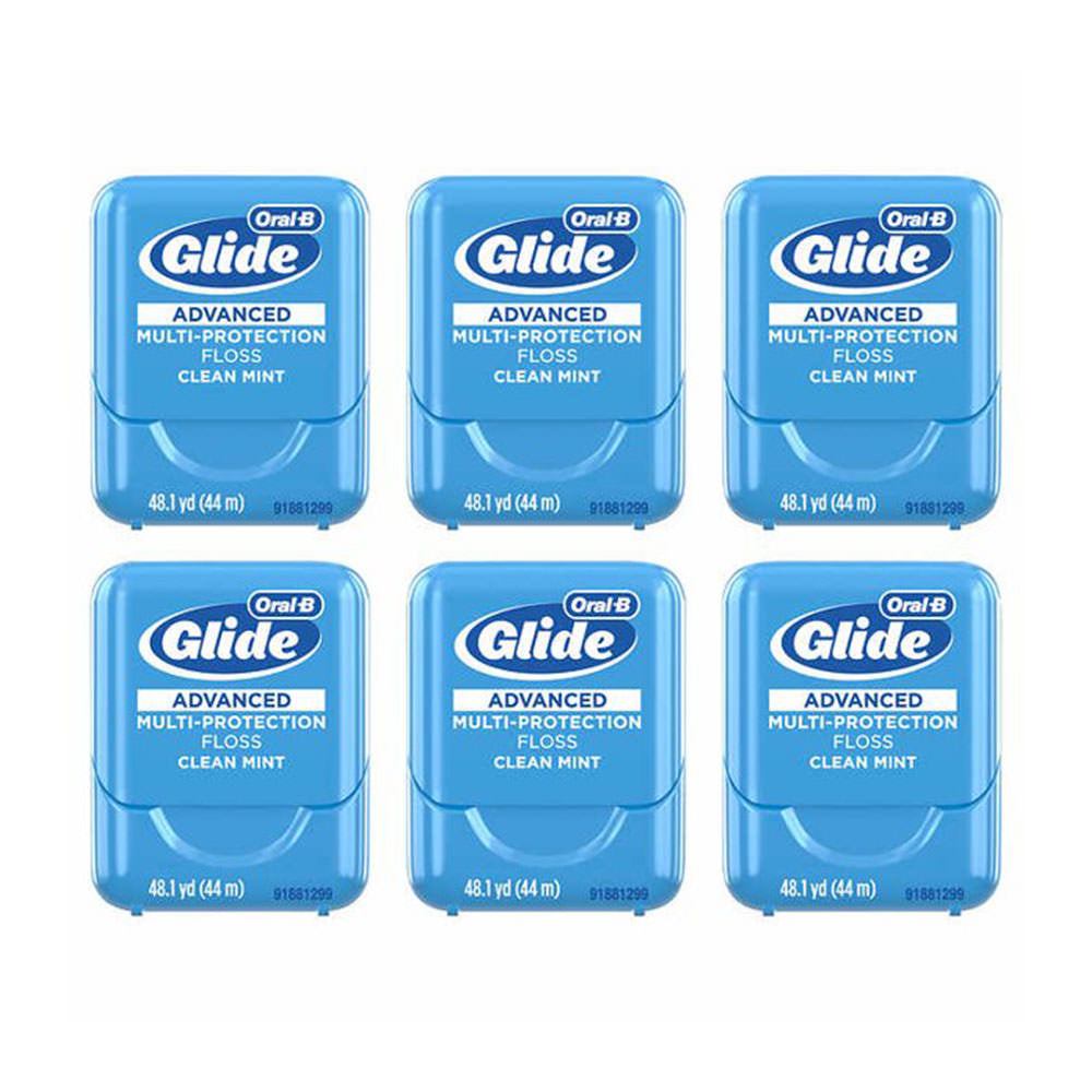 Chỉ nha khoa ORAL-B Glide Advanced Multi Protection Floss Clear Mint Set 44m x6 hộp - ảnh sản phẩm 3