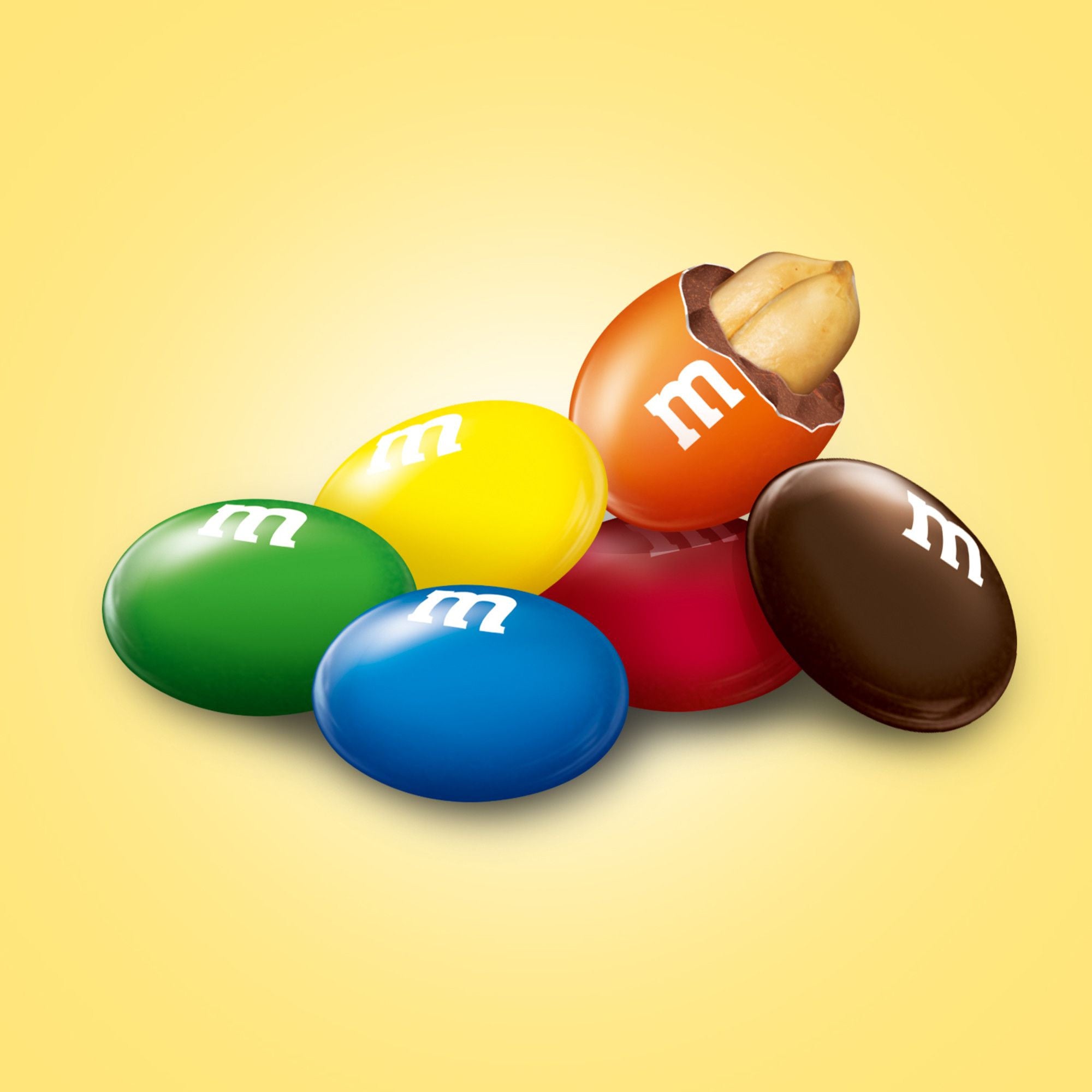 Socola M&M đậu phộng M&M’s Peanut Chocolate Hộp 1757.7g (Nắp vàng) - hình ảnh chi tiết 2