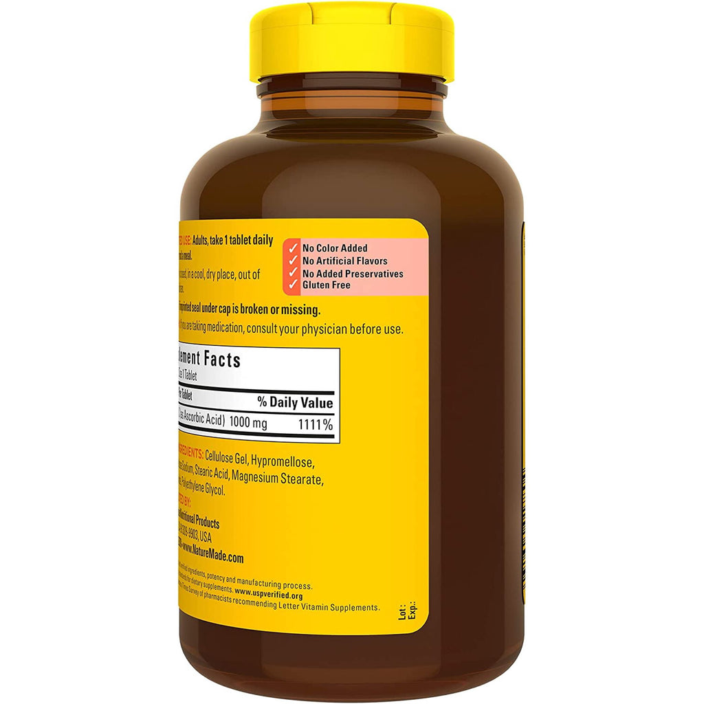 Viên uống bổ sung Vitamin C 1000mg Nature Made 300 viên của Mỹ - hình ảnh chi tiết 4